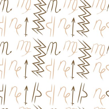 Soyut basit burçların kusursuz deseni 