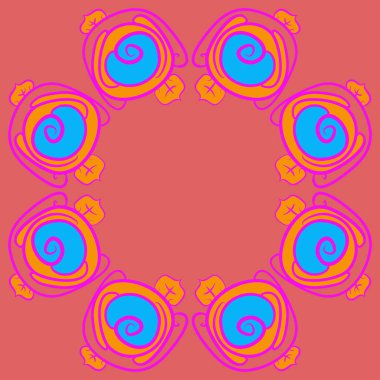 Soyut basit güllerin kusursuz deseni