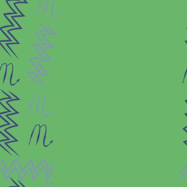 Akrep burçları şarkı lar, arka planda karalamalar