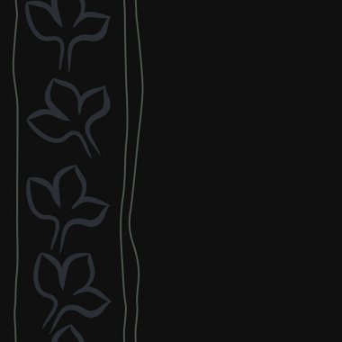 Soyut basit yaprakların kusursuz deseni