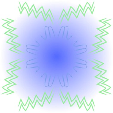 Soyut basit kaligrafi dikişsiz desen