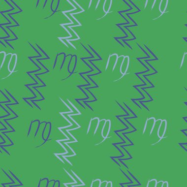 Soyut basit kaligrafi ve dalgaların kusursuz deseni