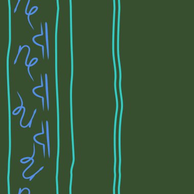 Soyut basit kaligrafi dikişsiz desen