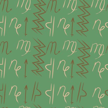 Soyut basit burçların kusursuz deseni 