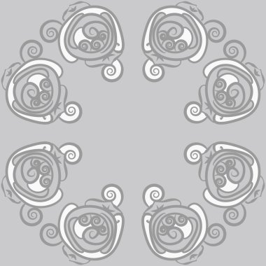 Soyut basit güllerin kusursuz deseni