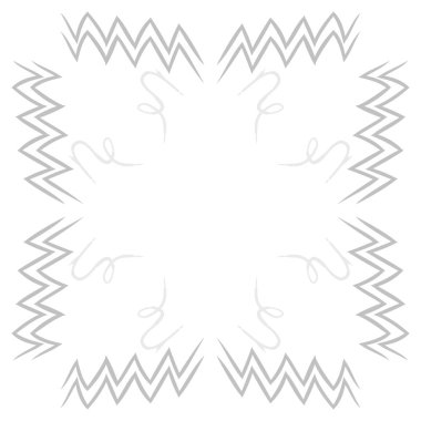 Soyut basit kaligrafi dikişsiz desen