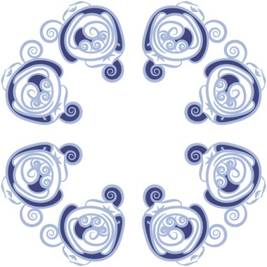 Soyut basit güllerin kusursuz deseni