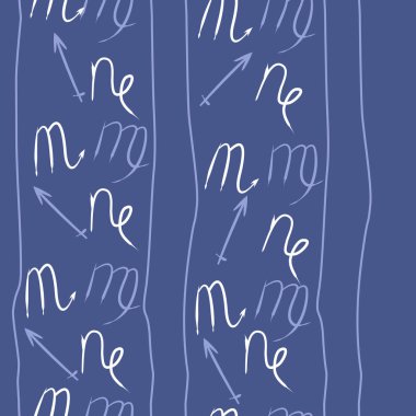 Akrep burçları şarkı lar, arka planda karalamalar