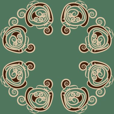 Soyut basit güllerin kusursuz deseni