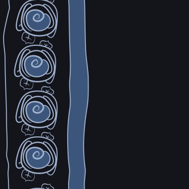 Soyut basit güllerin kusursuz deseni