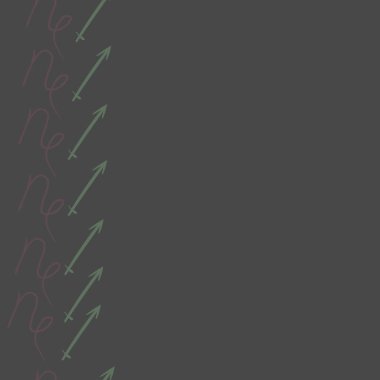 Renkli oklar ile kesintisiz soyut desen