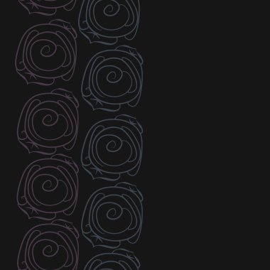 Soyut basit güllerin kusursuz deseni