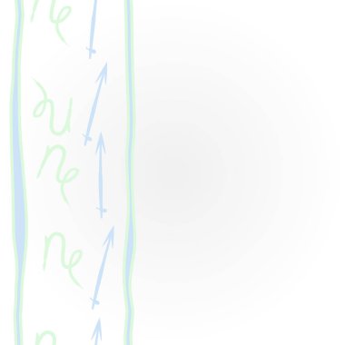 Soyut basit okve kaligrafi dikişsiz desen