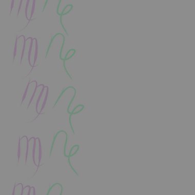 Soyut basit kaligrafi dikişsiz desen