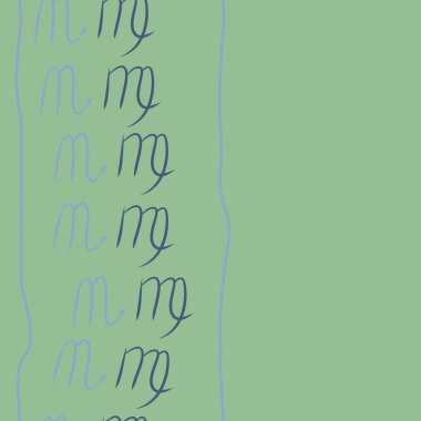 Akrep burçları şarkı lar, arka planda karalamalar