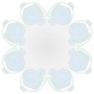 Soyut basit güllerin kusursuz deseni