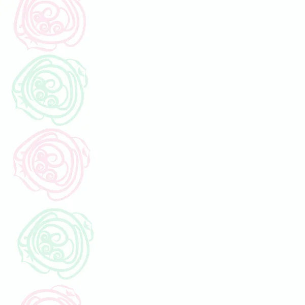 Sömlös Abstrakt Färgglada Blommönster — Stock vektor