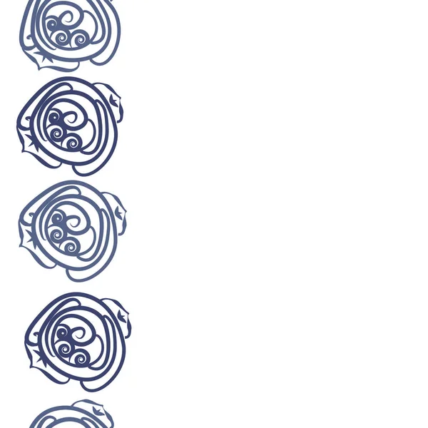 シームレスな抽象的なカラフルな花柄 — ストックベクタ