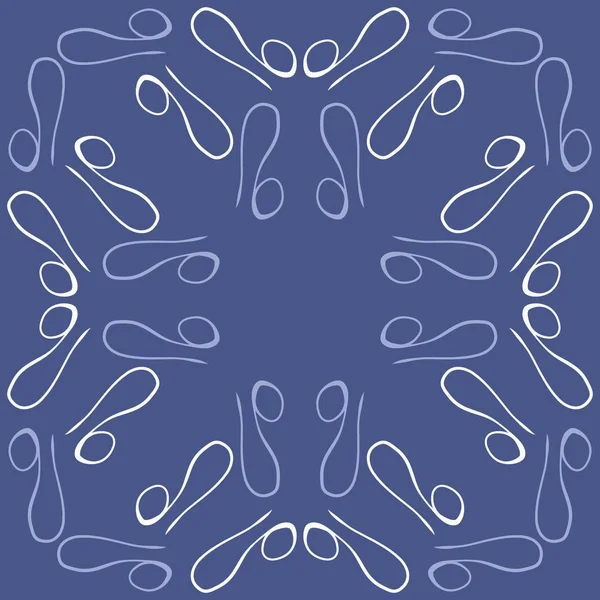 Soyut basit kaligrafi dikişsiz desen