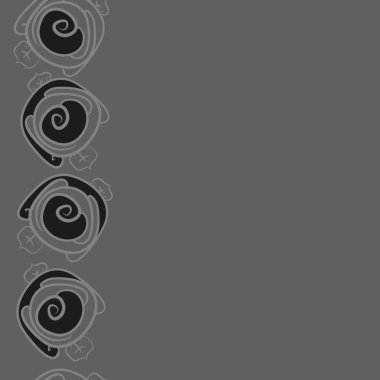 Dikişsiz soyut renkli çiçek deseni