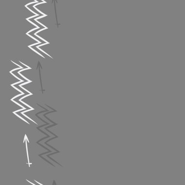 Soyut basit kaligrafi dikişsiz desen