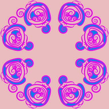 Soyut basit güllerin kusursuz deseni