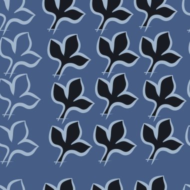 Soyut renkli yaprakları Dikişsiz deseni