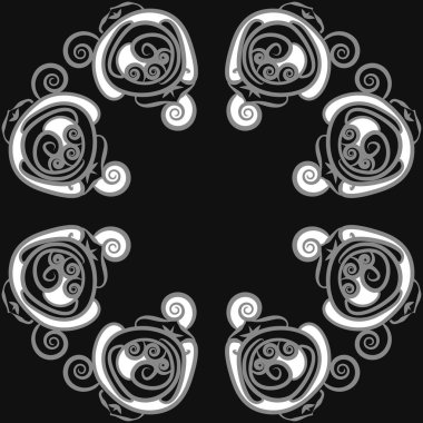 Soyut basit güllerin kusursuz deseni