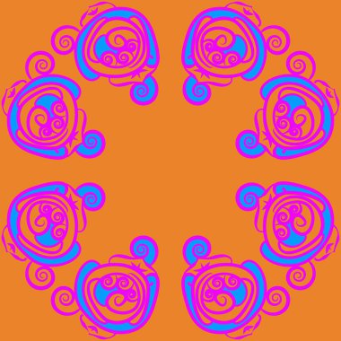 Soyut basit güllerin kusursuz deseni