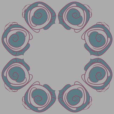 Soyut basit güllerin kusursuz deseni