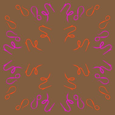 burçlar, karalamalar desen. vektör illüstrasyon