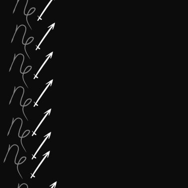 Renkli oklar ile kesintisiz soyut desen