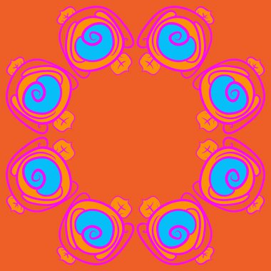 Soyut basit güllerin kusursuz deseni