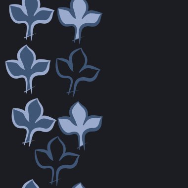 Soyut basit yaprakların kusursuz deseni