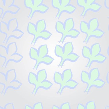 Soyut renkli yaprakları Dikişsiz deseni