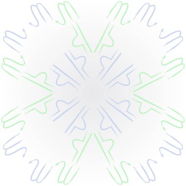 Soyut basit kaligrafi dikişsiz desen