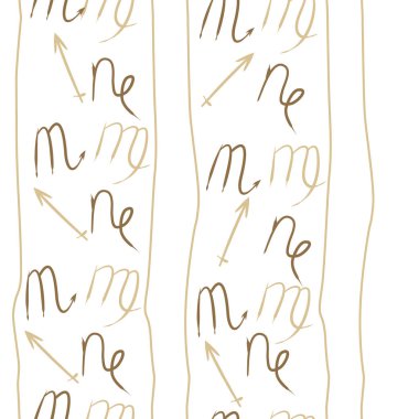 Akrep burçları şarkı lar, arka planda karalamalar