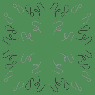 burçlar, karalamalar desen. vektör illüstrasyon