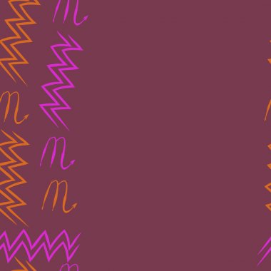 Akrep burçları şarkı lar, arka planda karalamalar