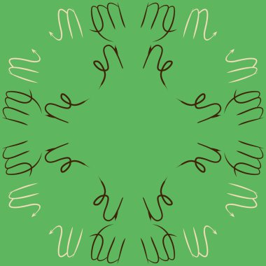 Burçlar, karalamalar, kanser, akrep, kopya alanı dairesel desen