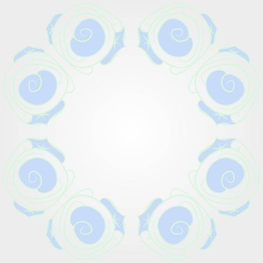 Soyut basit güllerin kusursuz deseni