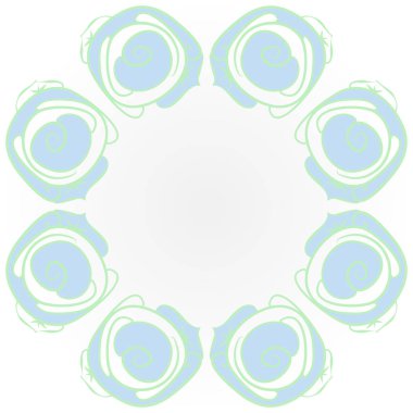 Soyut basit güllerin kusursuz deseni