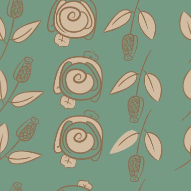 Soyut basit güllerin kusursuz deseni