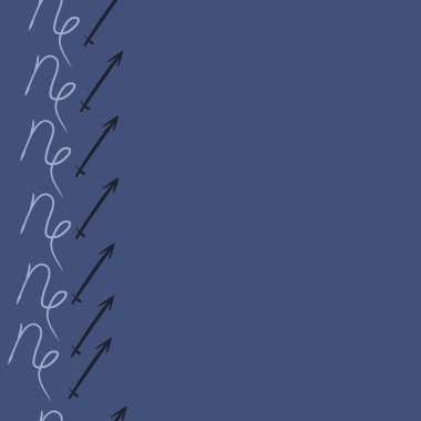 Renkli oklar ile kesintisiz soyut desen