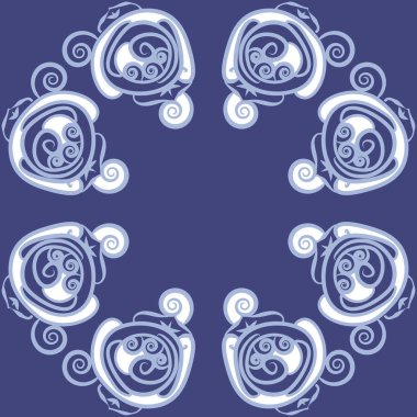 Soyut basit güllerin kusursuz deseni