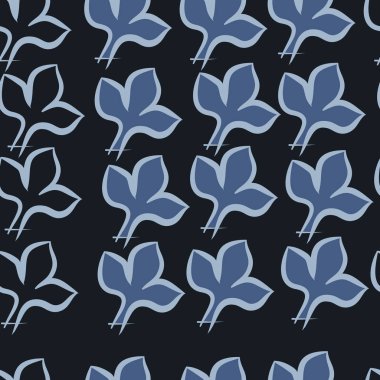 Soyut renkli yaprakları Dikişsiz deseni