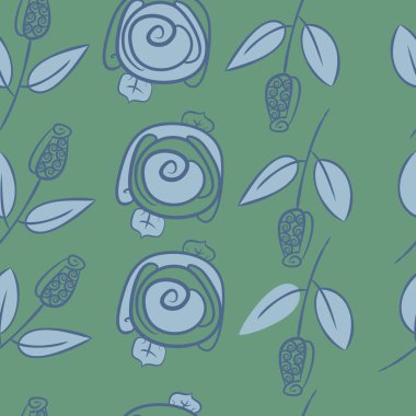 Soyut basit güllerin kusursuz deseni