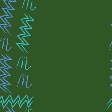 Akrep burçları şarkı lar, arka planda karalamalar