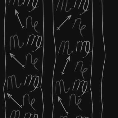 Akrep burçları şarkı lar, arka planda karalamalar