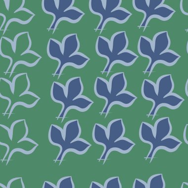 Soyut renkli yaprakları Dikişsiz deseni